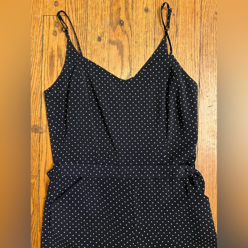 EUC Navy Carolina Belle capri wide leg romper Size 2 - Picture 3 of 5